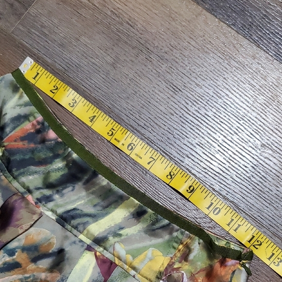 Ted Baker Green and Purple Pleated Tulip Floral Mini Skirt - Picture 4 of 8